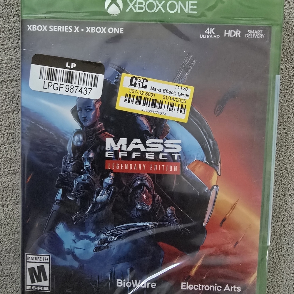 Mass Effect Legendary Edition for Xbox One - Black and Red